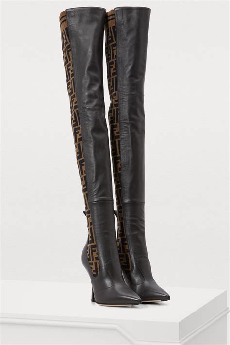 fendi thigh high boots